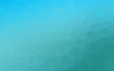 Light BLUE vector polygon abstract background.