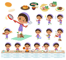 perm hair boy_cooking