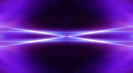 Abstract background neon with lines and glow