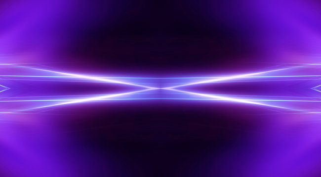 Abstract background neon with lines and glow © MiaStendal