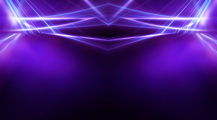 Abstract background neon with lines and glow