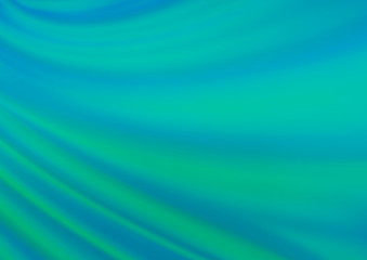 Light BLUE vector glossy bokeh pattern.