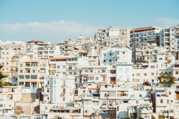 Fototapeta na wymiar White buildings in Tripoli, Lebanon