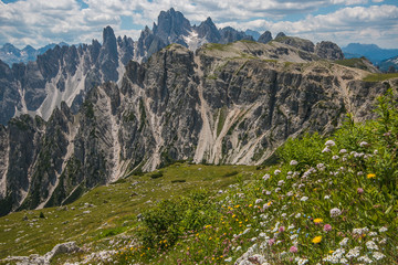Obraz premium Splendido panorama nelle dolomiti italiane