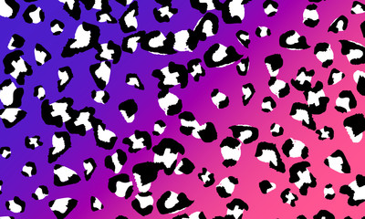 Pink leopard print design. Animal skin pattern.