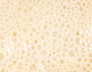 Yeast in dough as background
