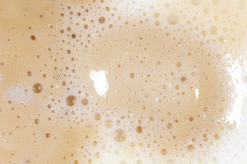 Yeast in dough as background