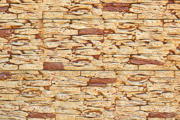 Ceramic tile wall stone texture as background
