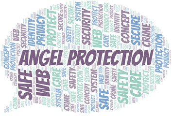 Angel Protection word cloud. Wordcloud made with text only.