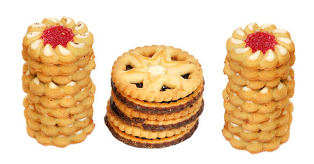 Group of sweet cookies