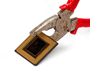 Pliers with processor
