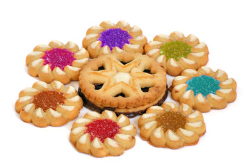 Group of tasty cookies
