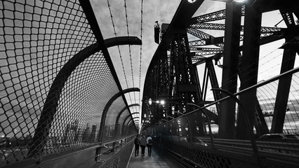 Sydney Harbour Bridge Black and white