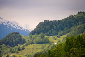 Obraz premium landscape in the swiss mountains
