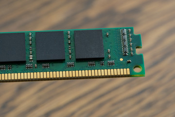 Makro von Arbeitsspeicher / RAM-Modul