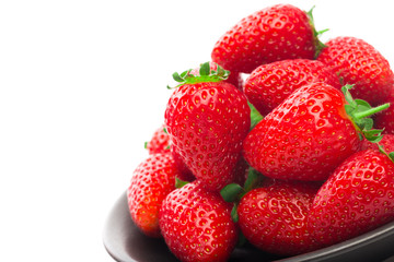 Strawberry isolated on white background. Clipping Path
