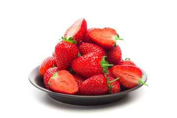 Strawberry isolated on white background. Clipping Path