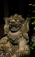 Stone Lion Statue of Bali