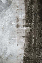 Wall background after plaster with cement-sand mortar