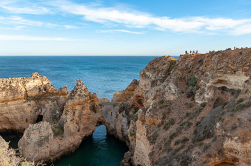 Fototapeta premium Klippen und Mehr in Portugal, Lagos, Algarve