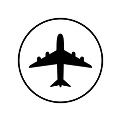 Airplane icon vector