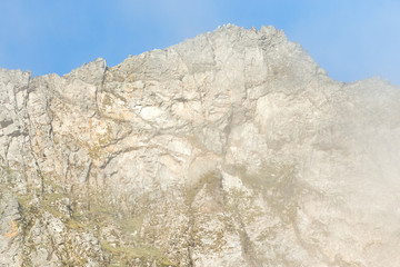 Empty stony surface of mountain in Iceland © strannik_fox
