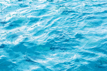 Abstract blue water for background, nature background concept