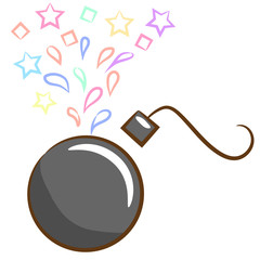 bomb vector graphic