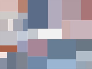 Fototapeta na wymiar blue beige color mosaic blur block illustration background