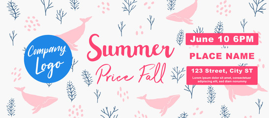 Summer Price Fall Cover banner concept