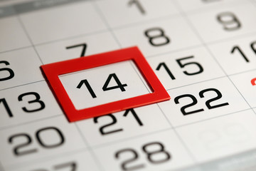 Calendar page background