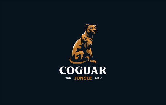 The image of a coguar or panter.