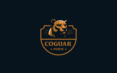 The image of a coguar or panter.