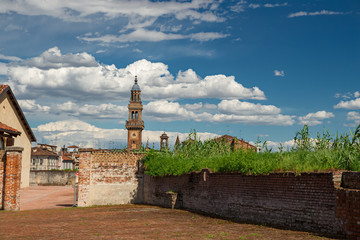 Casale Monferrato in Italy, seen from the castle walls.