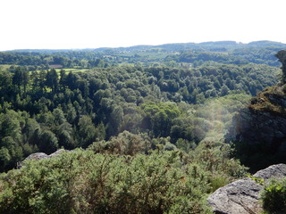 Site de la Roche d'O&euml;tre - St Philbert sur Orne- Rouvre, Orne, Normandie, France
