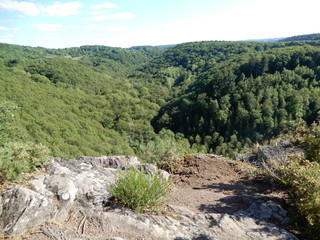 Site de la Roche d'O&euml;tre - St Philbert sur Orne- Rouvre, Orne, Normandie, France
