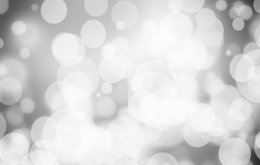 Abstract bokeh festive background with defocused lights