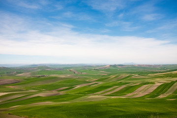 Murgia plateau. Rural, authentic landscape of Apulia and Basilicata