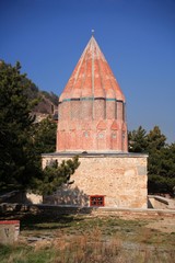 Seyyit Mahmut Hayrani Mausoleum belonging to Seljuk period in Aksehir district of Konya