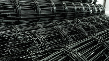 Rebar used to make various structures to be strong before pouring or casting with cement.