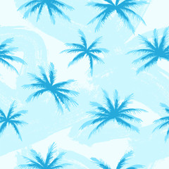 Fototapeta na wymiar Palm Branch Seamless pattern background