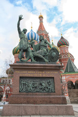 Fototapeta na wymiar Moscow Kremlin, St Basil's Church