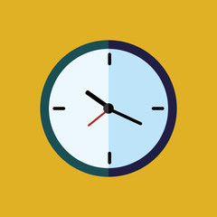 Clock icon Vector illustration, EPS10.