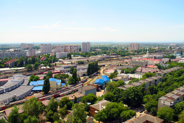 Beautiful view of the city of Krasnodar