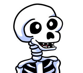 Funny Looking Stylized Skeleton