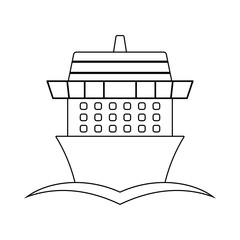Cruise Liner Icon
