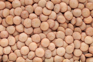 Lentils texture close up for background