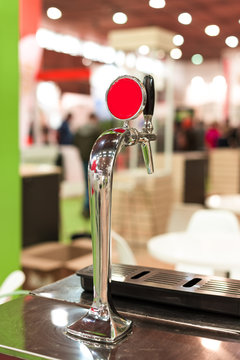 Beer Tap In Bar, Mock Up