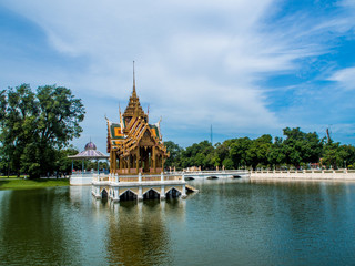 Bang Pa-In Royal Palace in Ayuthaya, Thailand, Jan 2018