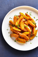 Roasted pumpkin slices